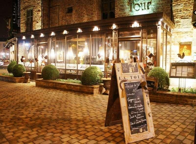 Hotel De La Tour Châtillon-sur-Chalaronne Restoran fotoğraf